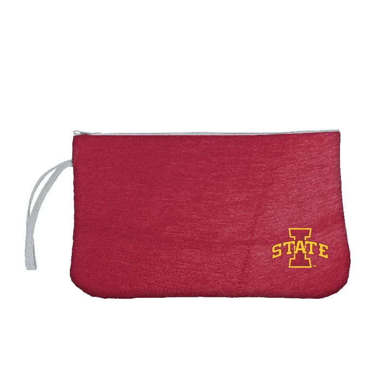 Vintage Style Caps for Retro Fashion-Iowa State Crosshatch Wristlet