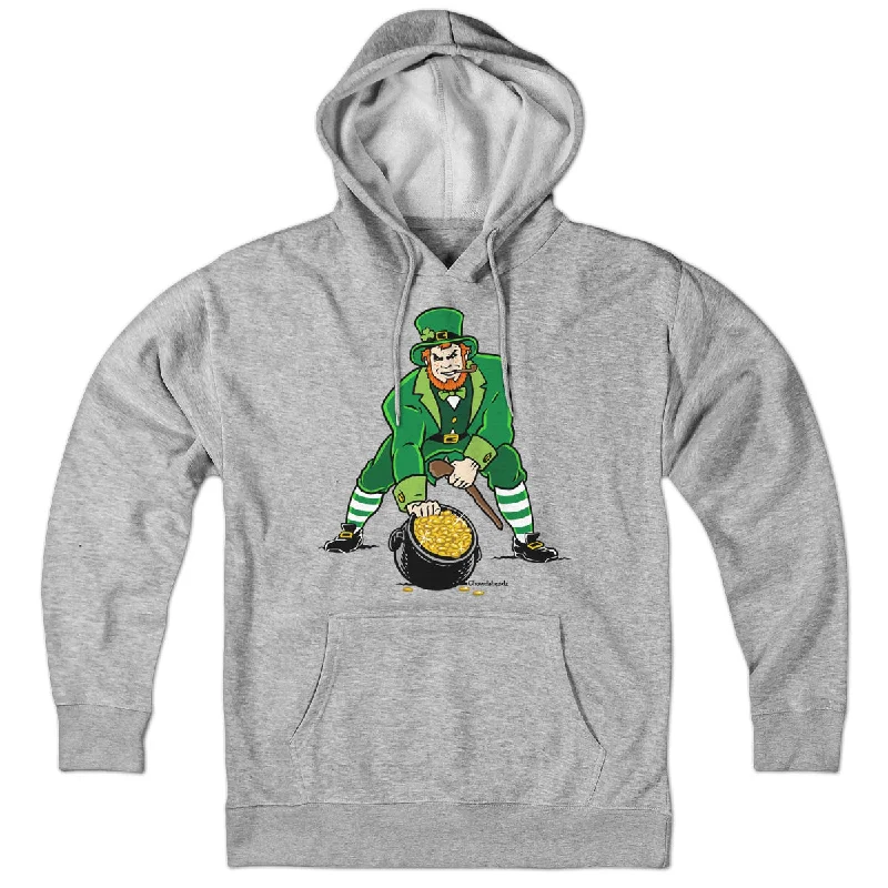 Soft Cotton Hoodies for Everyday Comfort-Three Point Stance Saint Pat Hoodie