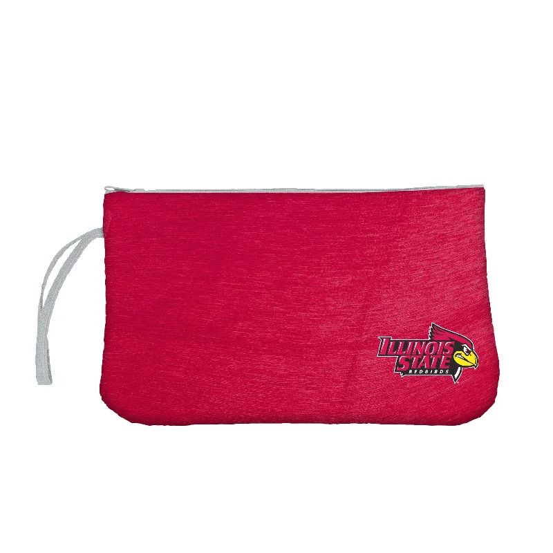 Wide-Brimmed Hats for Sun Protection-Illinois State Crosshatch Wristlet