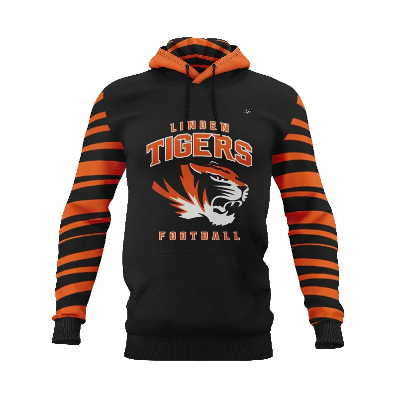 Zip-Up Hoodies for Easy Layering-LINDEN TIGERS Sublimated Hoodie