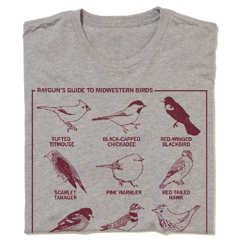 Soft T-Shirt with High-Quality Print for Durability-Midwestern Birds