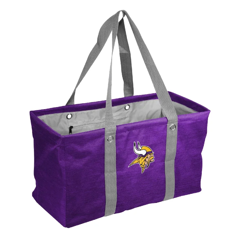 High-Quality Hats for Everyday Use-Minnesota Vikings Crosshatch Picnic Caddy