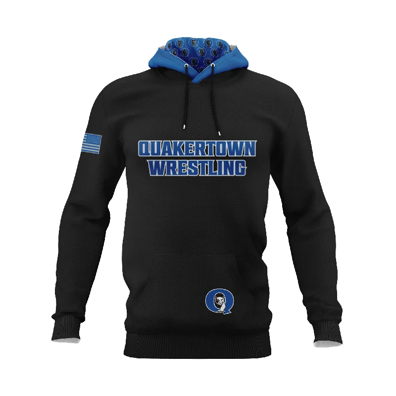 Hoodies with Pockets for Convenience-QUAKERTOWN WRESTLING Sublimated Hoodie