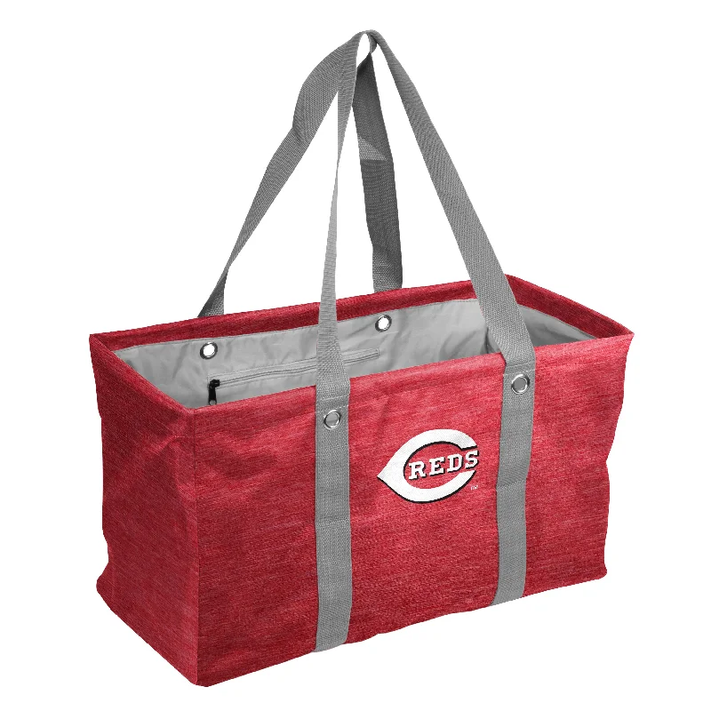 Custom Sports Team Caps for Fans-Cincinnati Reds Crosshatch Picnic Caddy