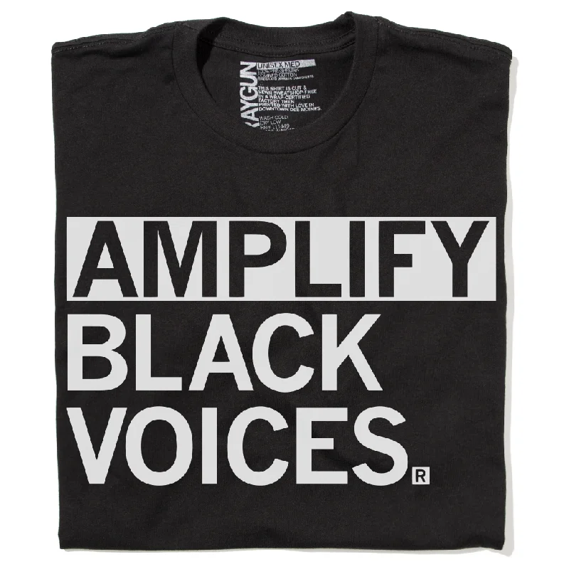 Personalized T-Shirt with Your Name and Number-Amplify Black Voices