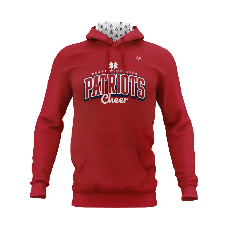 Performance Hoodies for Outdoor Sports-North Middlesex PATRIOTS Cheer Hoodie