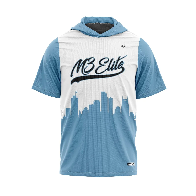 Soft and Warm Hoodies for Winter Comfort-M3 Elite Sublimated Short Sleeve Hoodie