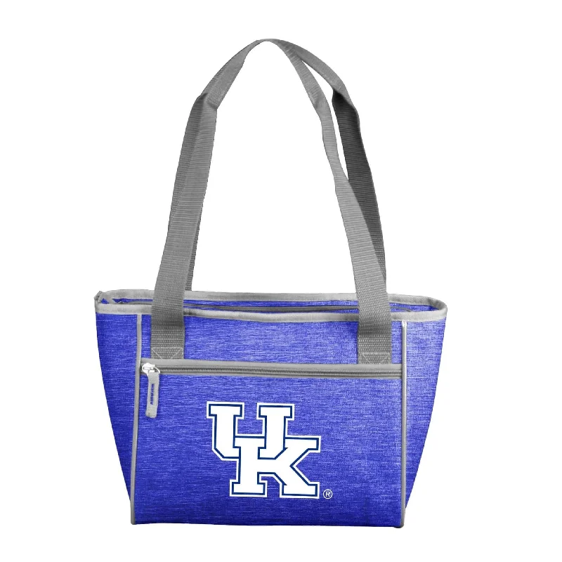 Custom Printed Caps for Special Occasions-Kentucky Crosshatch 16 Can Cooler Tote