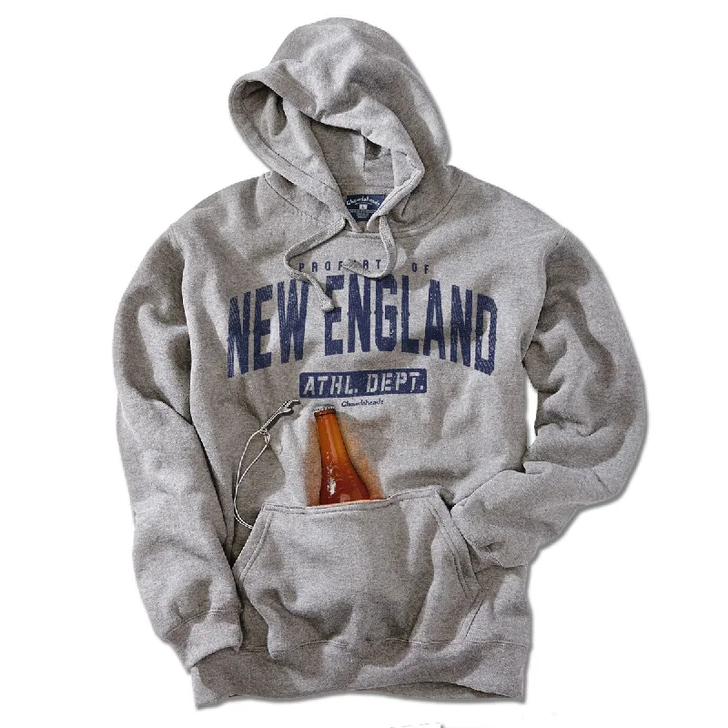 Custom Hoodie Designs for Personalized Apparel-Property Of New England Tailgater Hoodie