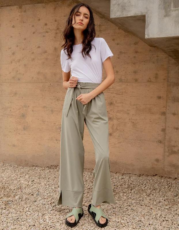 High-Waisted Trousers for Vintage Style-Easy Days Wide Leg Pants