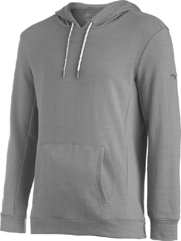 Casual Sporty Hoodies for Everyday Wear-Mizuno Youth Comp Warmup Hoodie - Gray