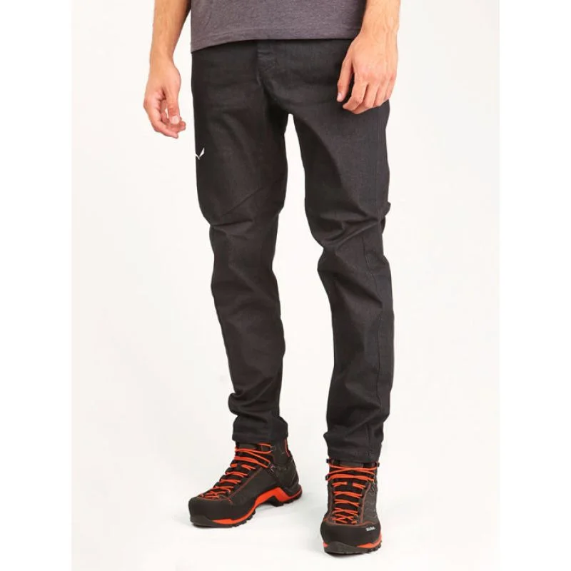 Modern Skinny Jeans for Slim Fit-Salewa Mens Agner Denim Pants - Black