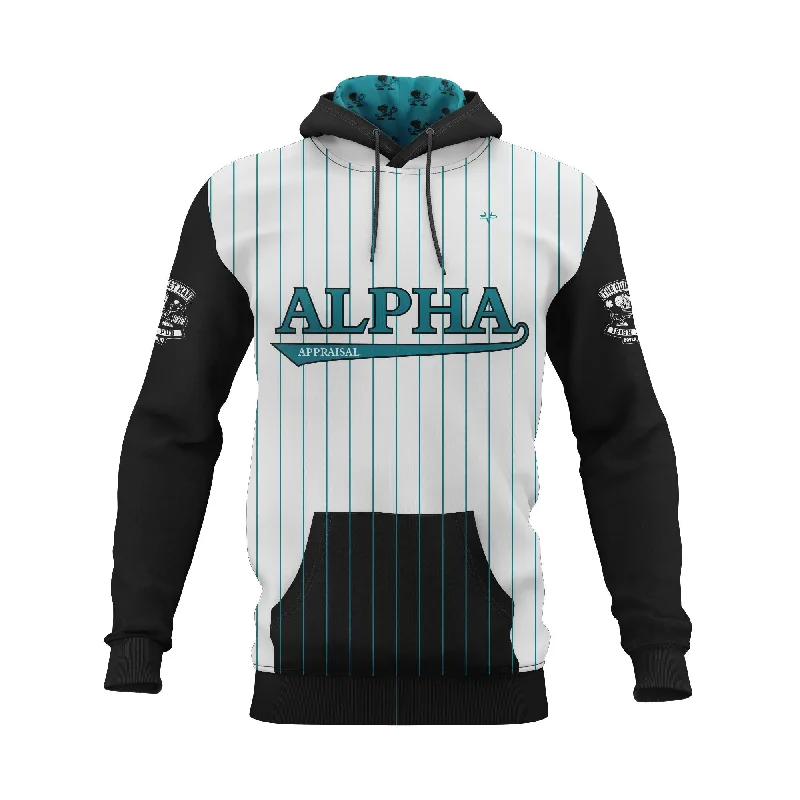 Comfortable Hoodies for Lounge Wear-ALPHA APPRAISAL LONG SLEEVE HOODIE