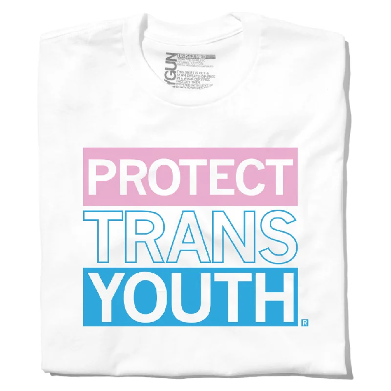 Funny T-Shirt for Casual Outings-Protect Trans Youth