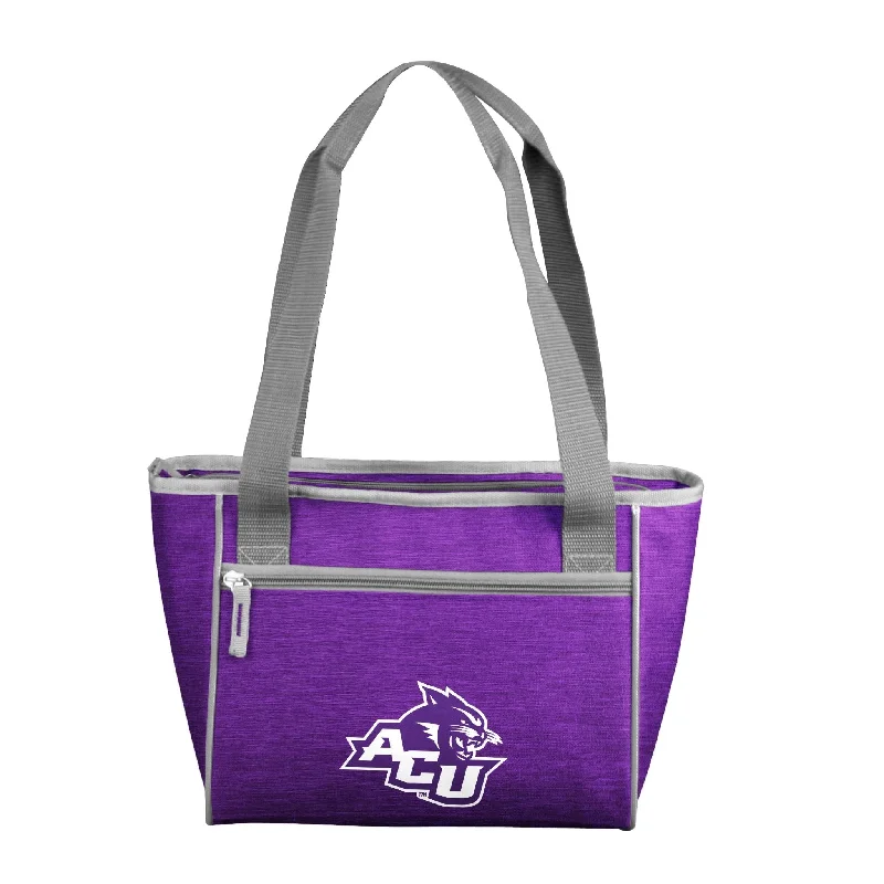 Vibrant and Bold Bucket Hats for Outdoor Fun-Abilene Christian U Crosshatch 16 Can Cooler Tote