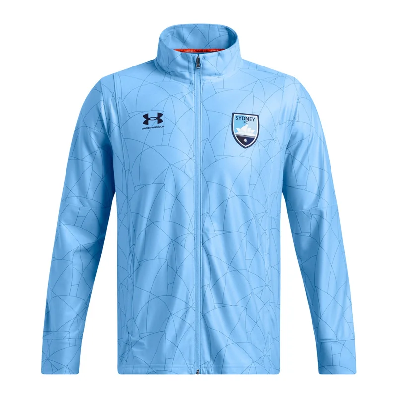 Quilted Jackets for Classic Design-Sydney FC Men's 2024/25 Challenger Training Jacket Football (Soccer) by Under Armour