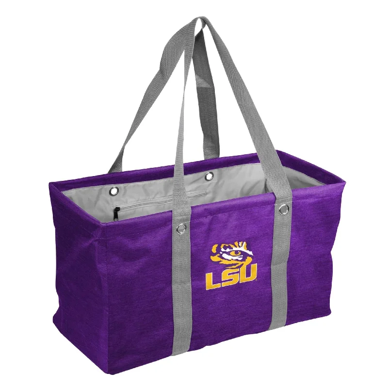 Hipster Beanies for Trendy Winter Fashion-LSU Crosshatch Picnic Caddy