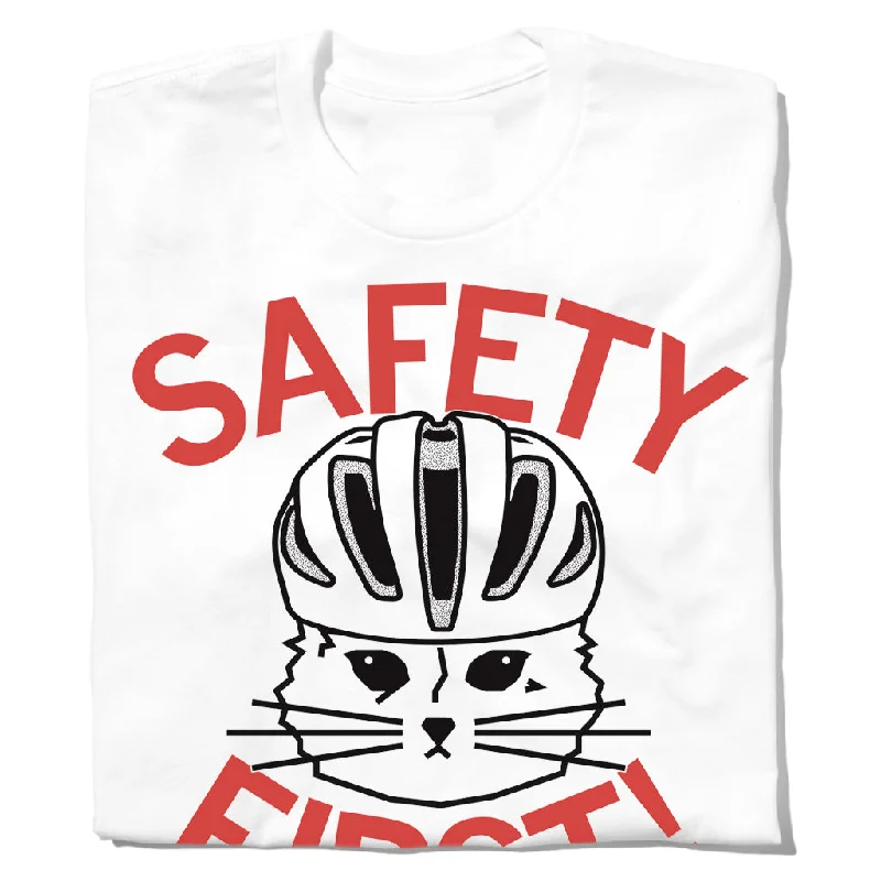 T-Shirt with Funny Graphics for Humor Lovers-Safety First