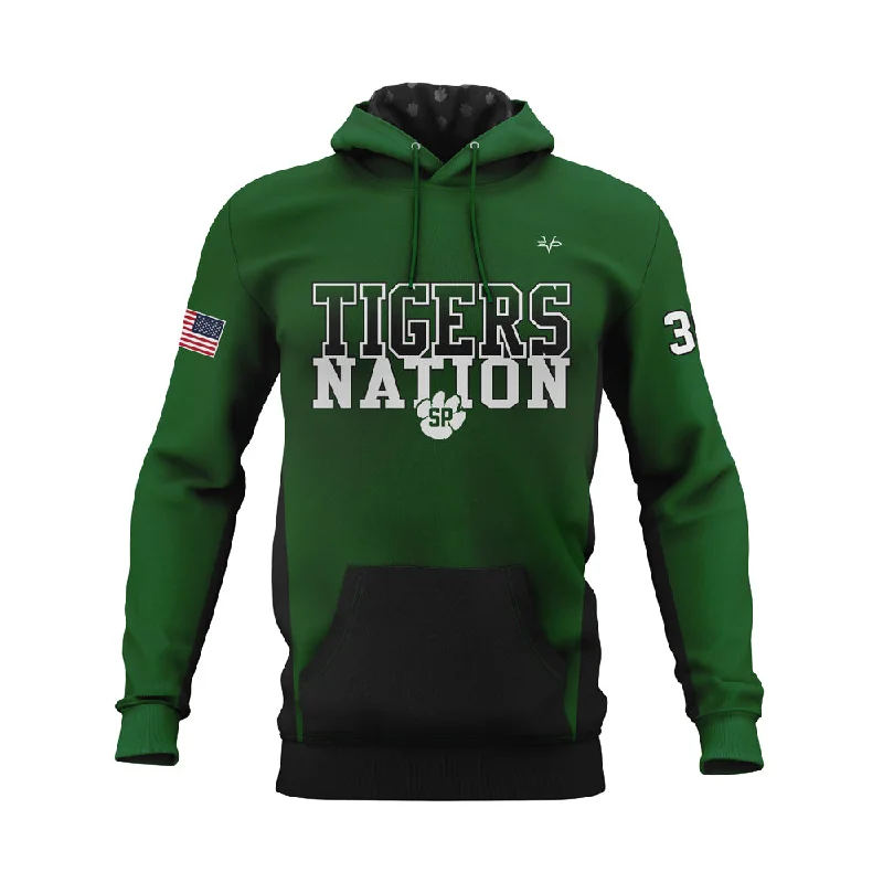 Hoodies with Cool Designs for Unique Style-SOUTH PLAINFIELD TIGERS Sublimated Hoodie