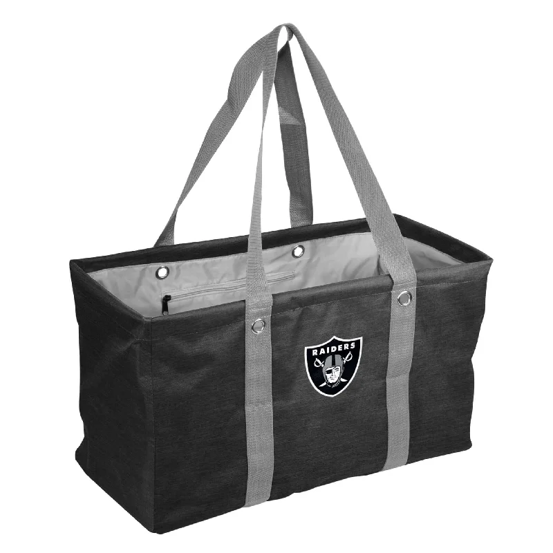 Custom Hats for Group Events or Teams-Las Vegas Raiders Crosshatch Picnic Caddy