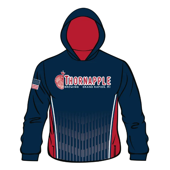 Warm and Insulated Hoodies for Winter Sports-THORNAPPLE BREWING SLOWPITCH Sublimated Hoodie