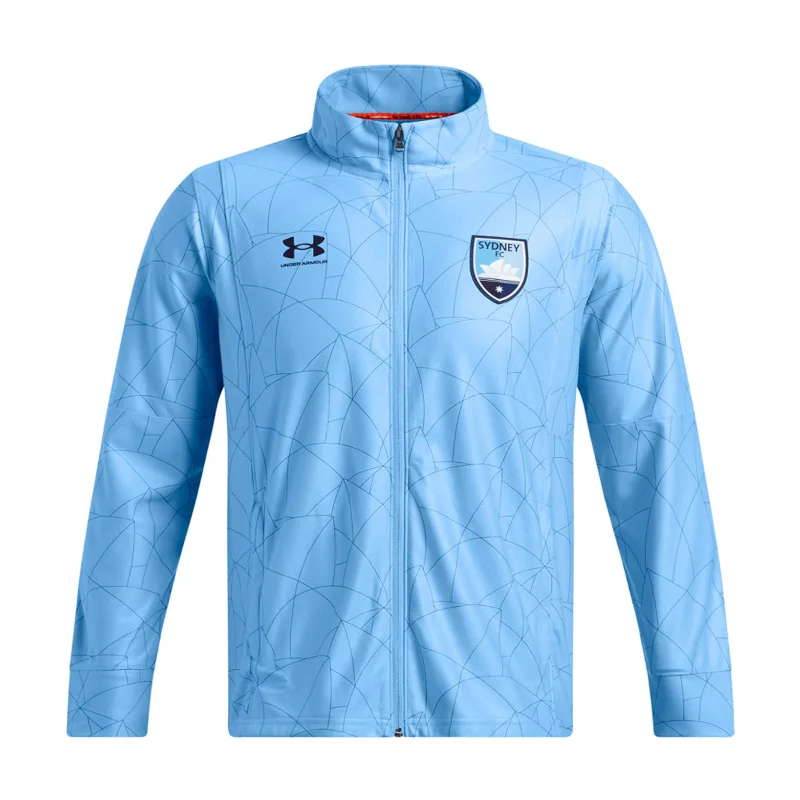 Thermal Jackets for Cold Weather Protection-Sydney FC Kids 2024/25 Challenger Training Jacket Football (Soccer) by Under Armour