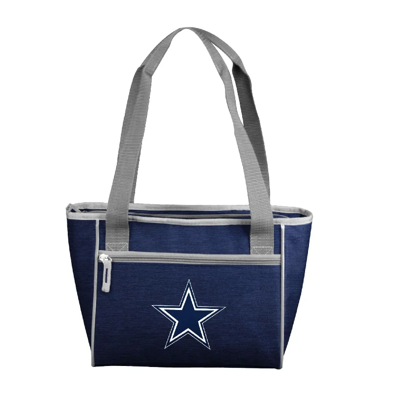 Retro Sports Caps for Vintage Fans-Dallas Cowboys Crosshatch 16 Can Cooler Tote