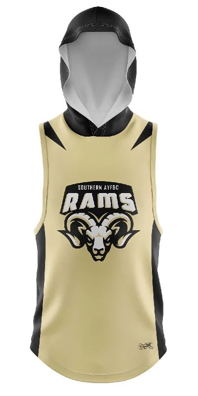 Classic Hoodies for Simple, Timeless Style-SOUTHERN RAMS Lightweight Sleeveless Hoodie