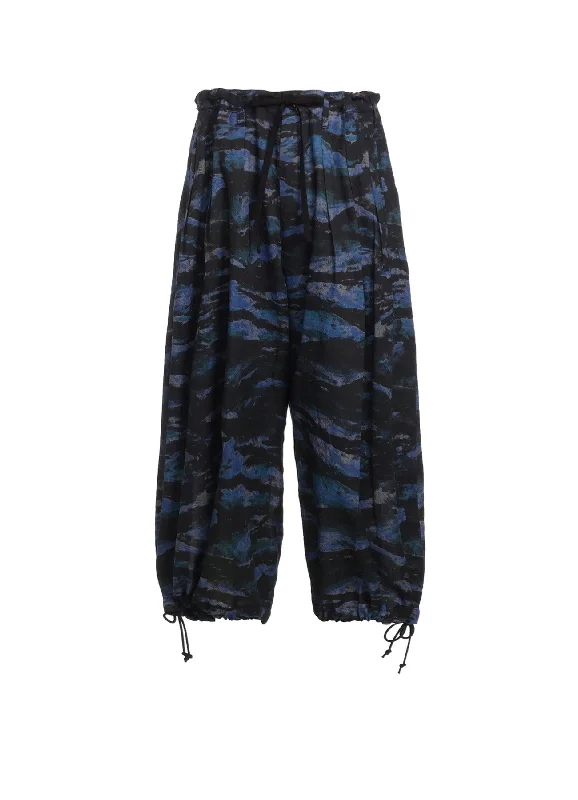 Relaxed Fit Lounge Pants for Cozy Days at Home-VIYELLA ZEBRA BALLOON PANTS