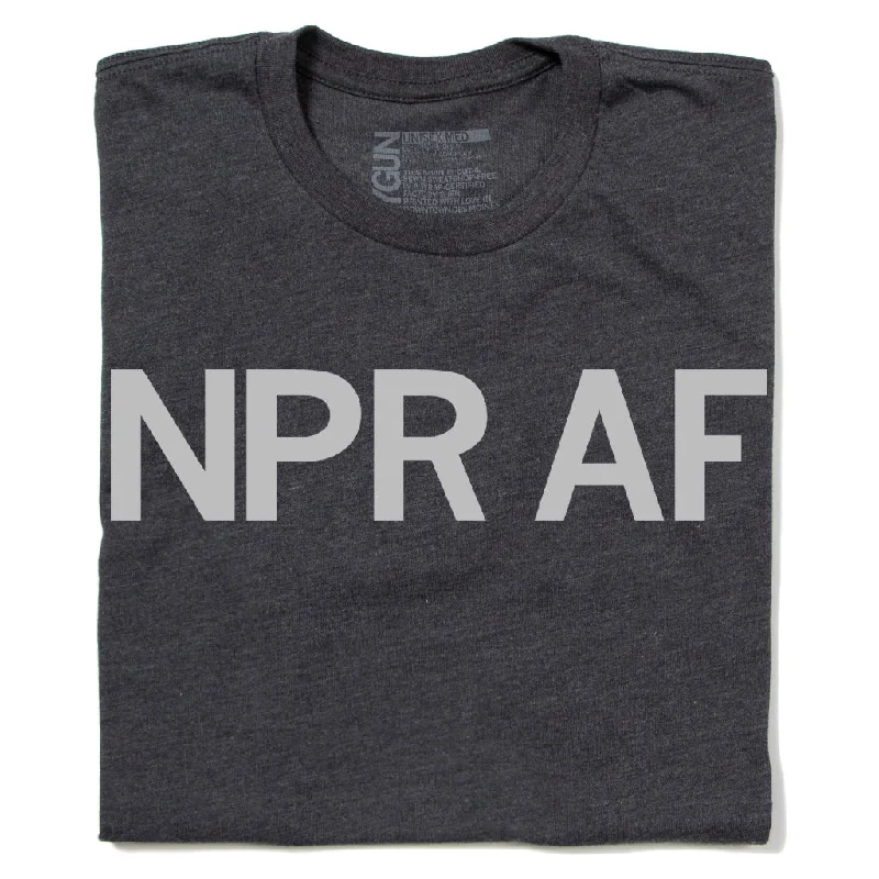 Plain White T-Shirt for Timeless Style-NPR AF