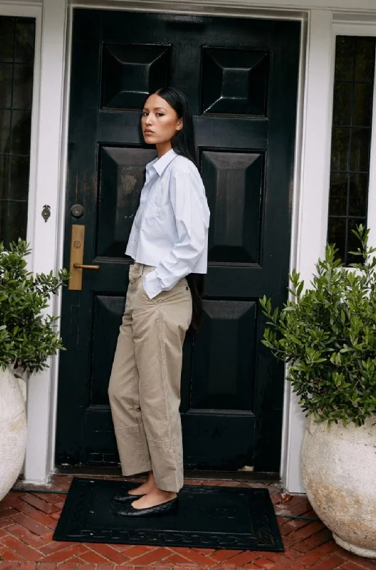 Stylish Pleated Chinos for Sophisticated Looks-Khaki Classic Cotton Pants