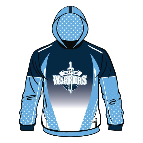 Athletic Fit Hoodies for Training Sessions-MILLSTONE WARRIORS Sublimated Hoodie