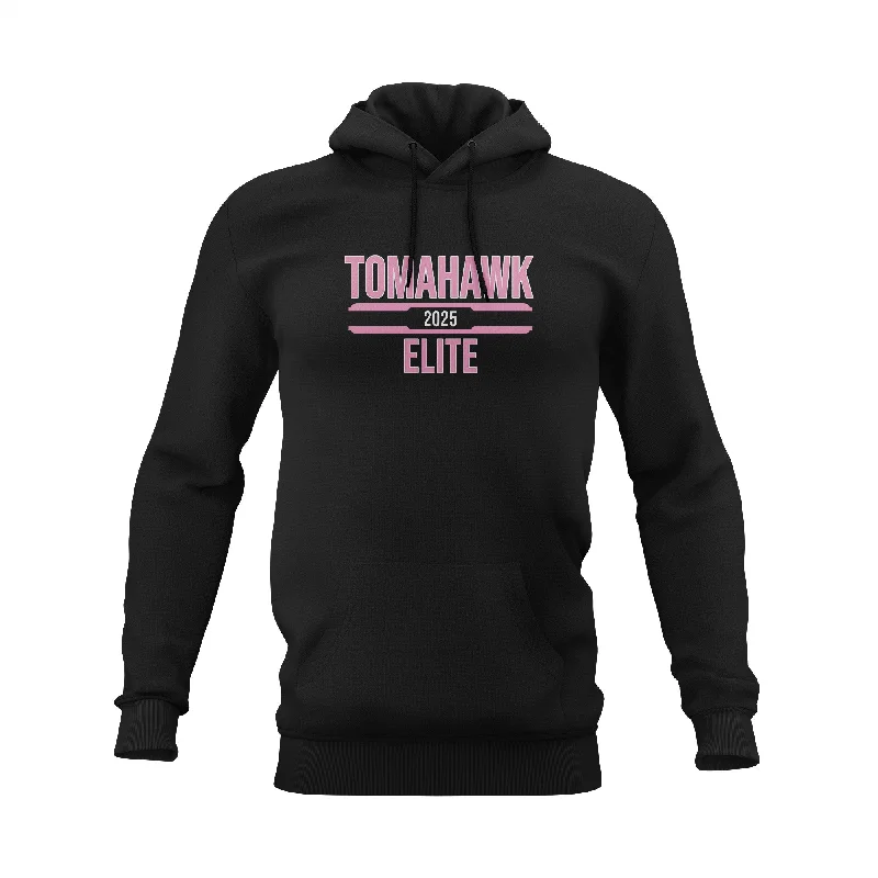 Casual Pullover Hoodies for Everyday Comfort-TOMAHAWK VOLLEYBALL PRINTED HOODIE - PINK