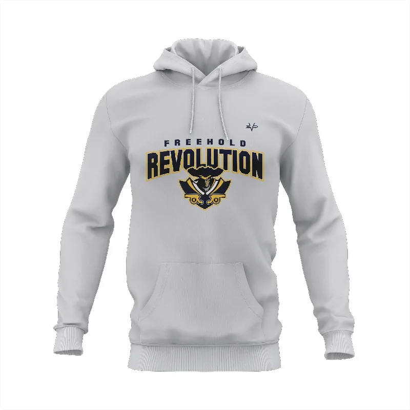 Custom Hoodies for Promotional Events-REVOLUTION SEMI SUB HOODIE - SILVER