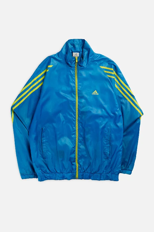 Packable Jackets for Easy Storage-Vintage Adidas Windbreaker Jacket - M