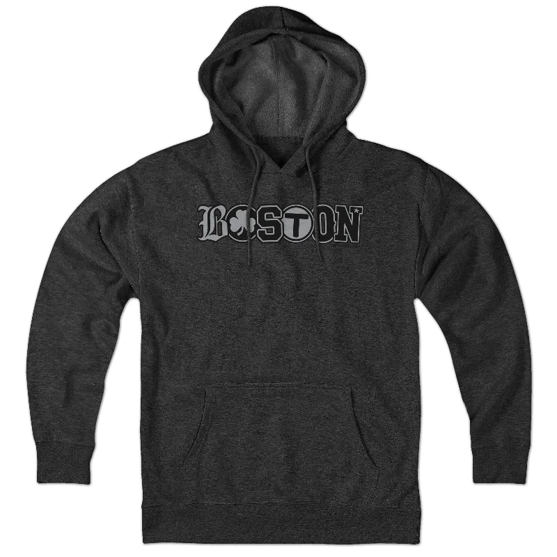 Soft and Warm Hoodies for Winter Comfort-Boston Townie Blackout Hoodie