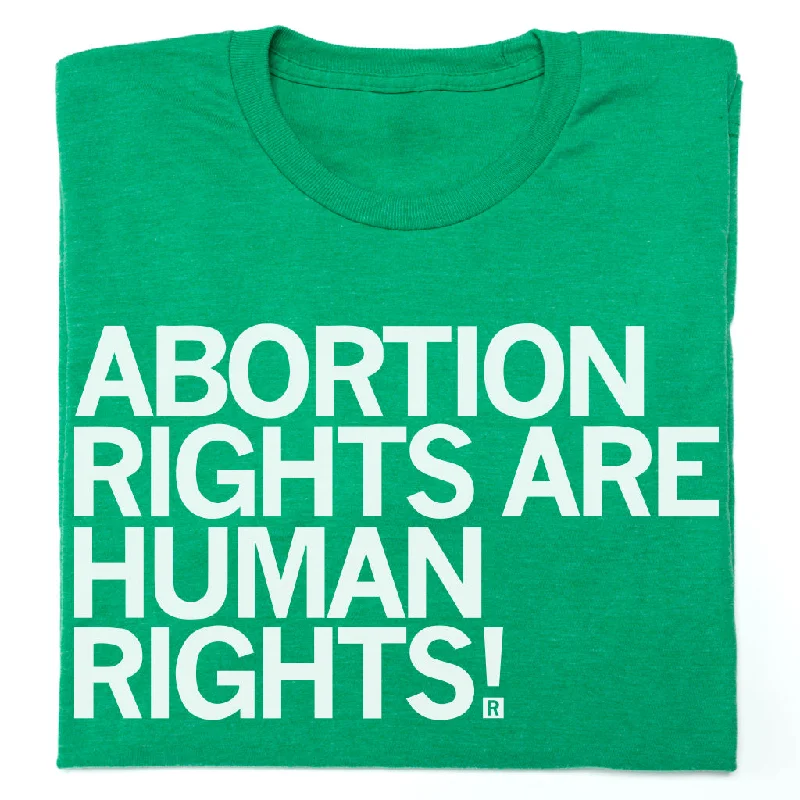 Athletic T-Shirt with Moisture-Wicking Fabric-Abortion Rights Are Human Rights Green