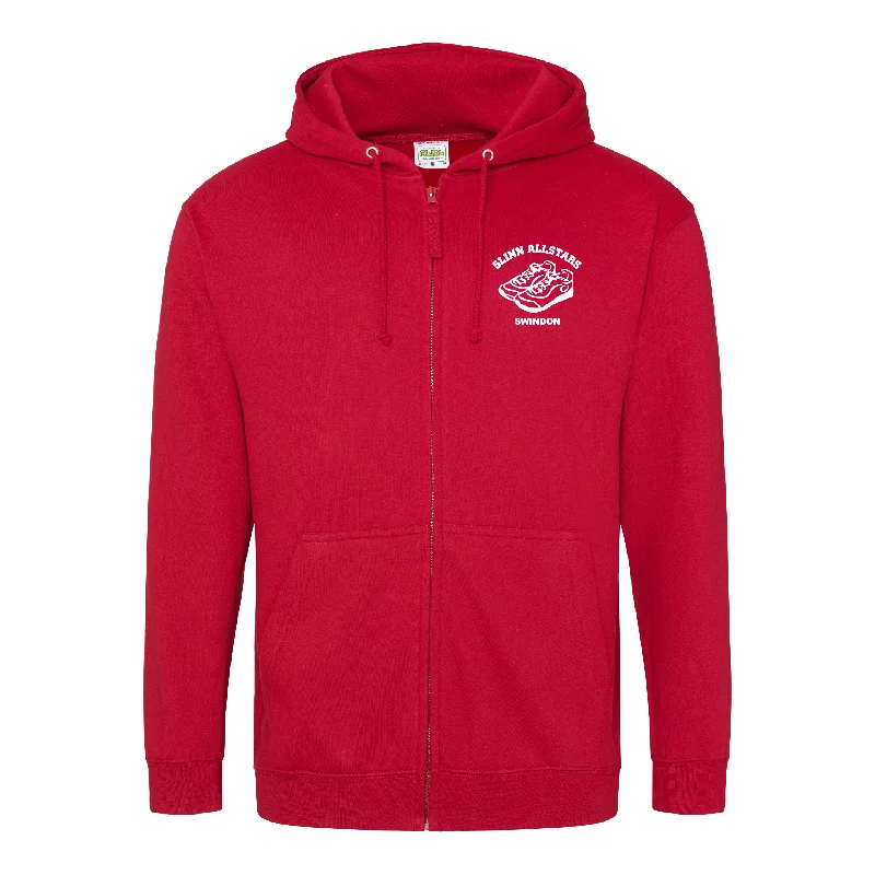 Eco-Friendly Hoodies Made from Organic Materials-Slinn Allstars Running Club - Unisex Zip Hoodie