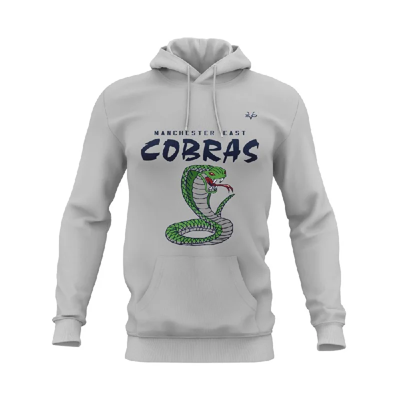 Padded Hoodies for Extra Protection in Winter-Manchester East Cobras SEMI SUB - Hoodie Silver