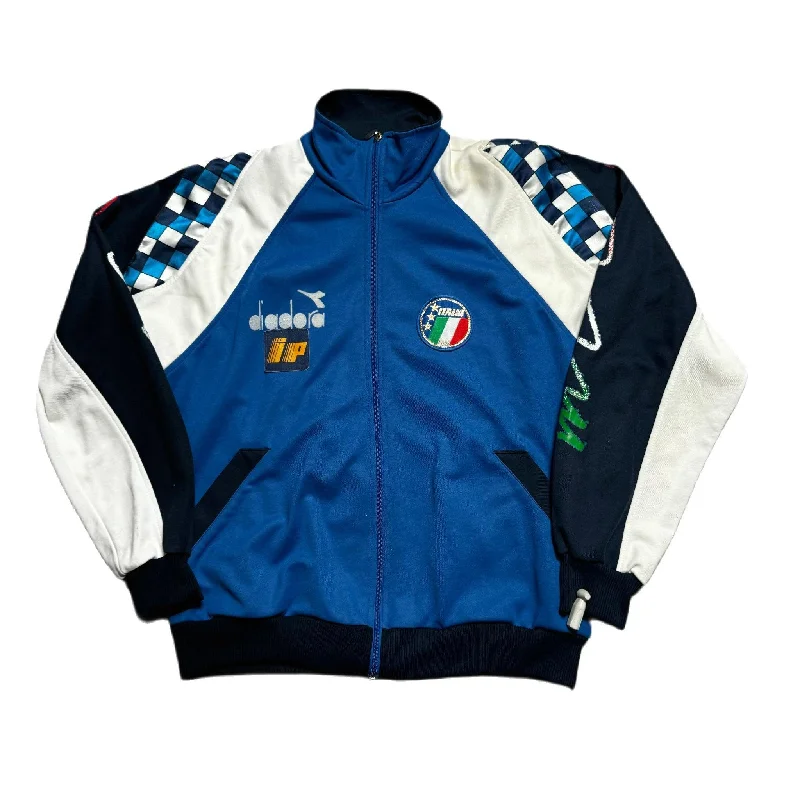 Warm Winter Jackets for Cold Weather-1990 Italy Track Jacket - L