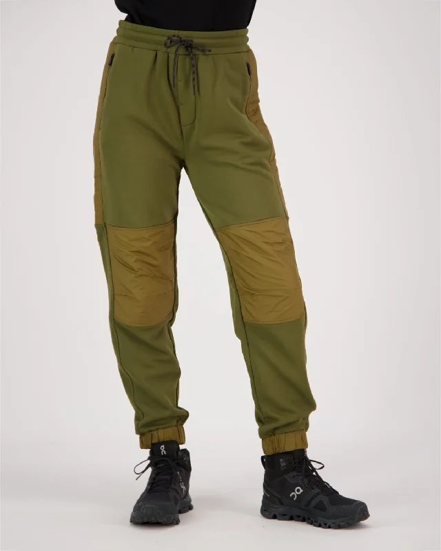 Warm Fleece Pants for Winter Comfort-Decade Merino Fleece Pants - Forest Floor