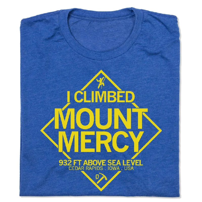 T-Shirt with Pocket for Added Functionality-I Climbed Mount Mercy