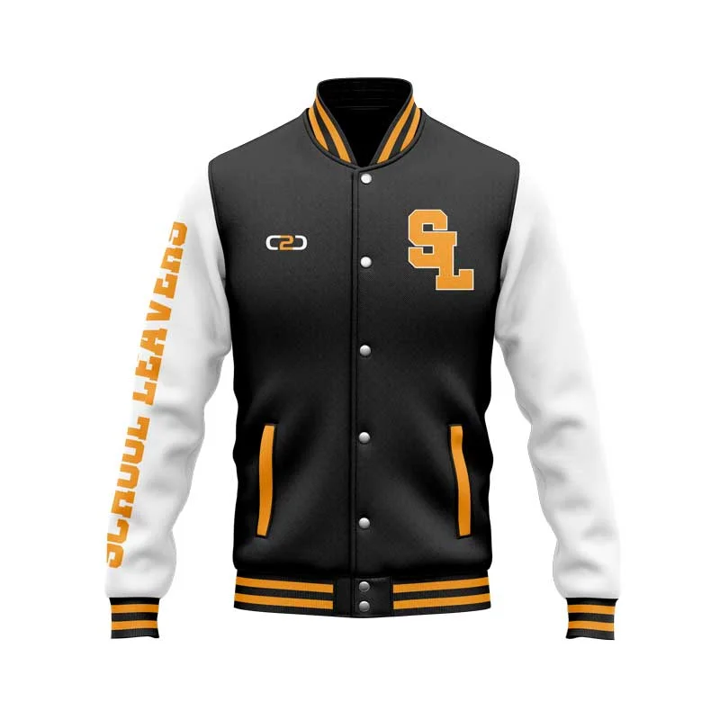 Waterproof Jackets for Outdoor Adventures-Premium Varsity Fleece Jacket with Lining Design Your Own Custom