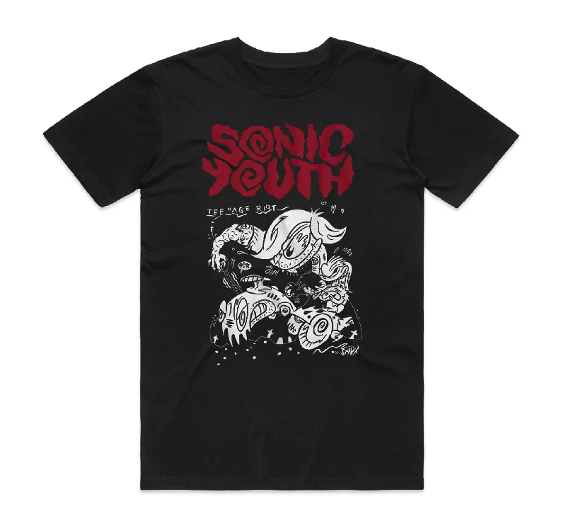 Graphic T-Shirt for Young Fashion Enthusiasts-Teenage Riot T-Shirt