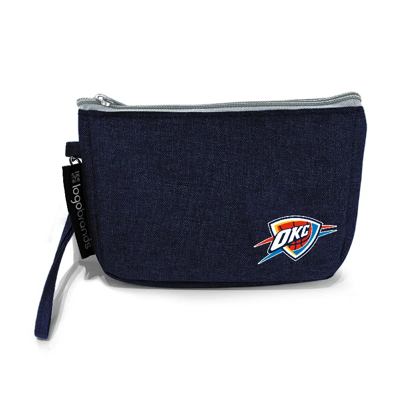 Retro Sports Caps for Vintage Fans-Oklahoma City Thunder Crosshatch Wristlet