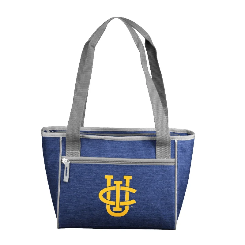 Fashionable Sport Caps for Outdoor Events-California Irvine Crosshatch 16 Can Cooler Tote