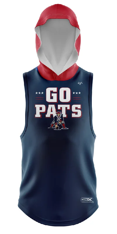 Casual Pullover Hoodies for Relaxed Looks-North Middlesex PATRIOTS Lightweight Sleeveless Hoodie