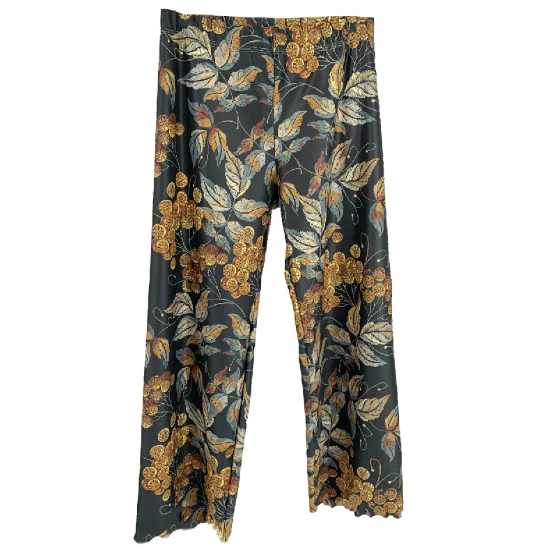 Elegant Silk Pants for Special Occasions-Kasson Pines Switchstacks Crop Pants