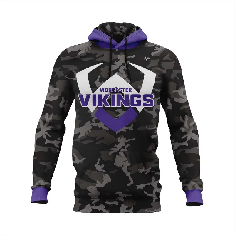 High-Performance Hoodies for Active Lifestyles-WORCESTER VIKINGS Sublimated Hoodie