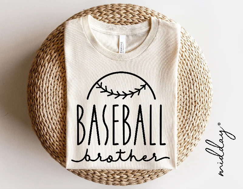 Fashionable Hoodies for College Students-Baseball Brother Shirt Svg, Png Ai Eps Dxf, Baseball Cricut Cut Files, Silhouette, Sublimation, Design for Tumbler, Sweatshirt, Hoodie